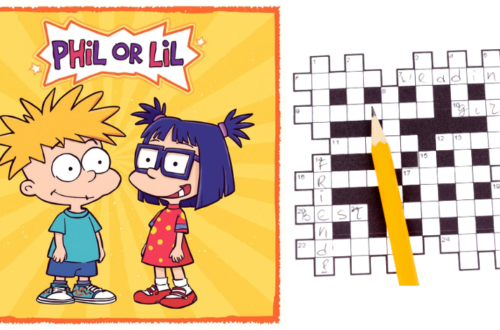 phil or lil of rugrats crossword
